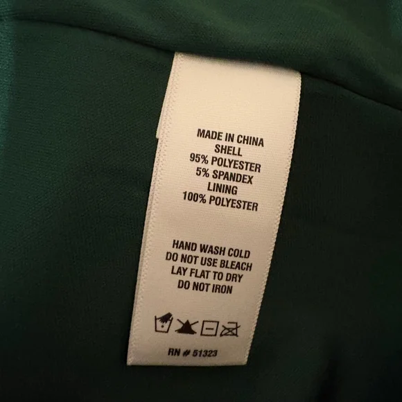 CeCe Emerald Green Sequin Godet Short Sleeve Shimmer Dress M - Picture 13 of 14